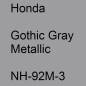 Preview: Honda, Gothic Gray Metallic, NH-92M-3.